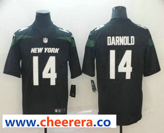 Sam Darnold New York Jets black Vapor jersey