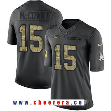 Josh McCown New York Jets black Salute To Service jersey