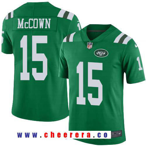 Josh McCown New York Jets green Color Rush jersey