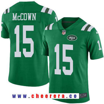 Josh McCown New York Jets green Color Rush jersey