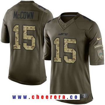 Josh McCown New York Jets green Salute To Service jersey