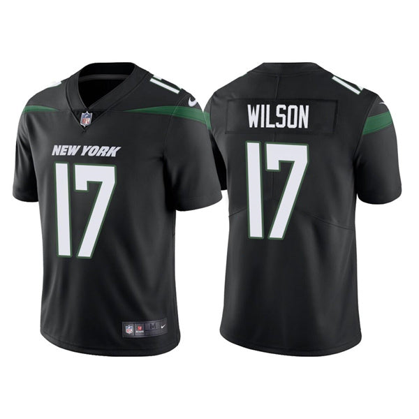 Garrett Wilson New York Jets black Vapor jersey