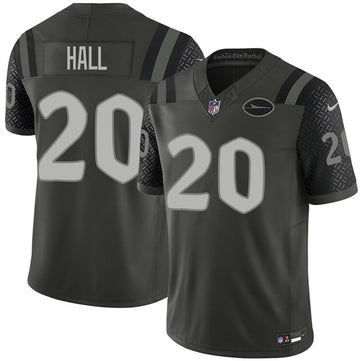 Breece Hall New York Jets black Vapor jersey
