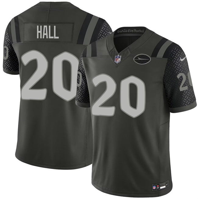 Breece Hall New York Jets black Vapor jersey