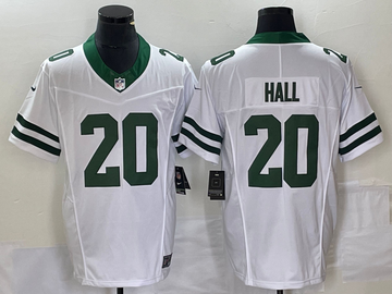 Breece Hall New York Jets white Vapor jersey
