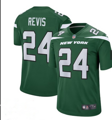 Darrelle Revis New York Jets green Vapor jersey