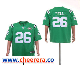 Le'Veon Bell New York Jets green Color Rush jersey