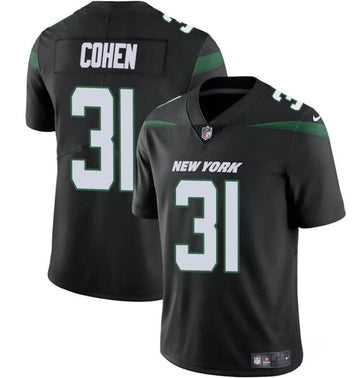 Tarik Cohen New York Jets black Vapor jersey