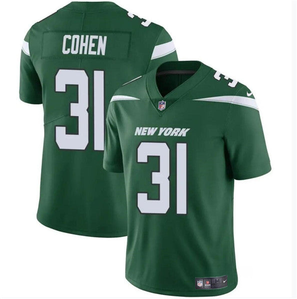 Tarik Cohen New York Jets green Vapor jersey