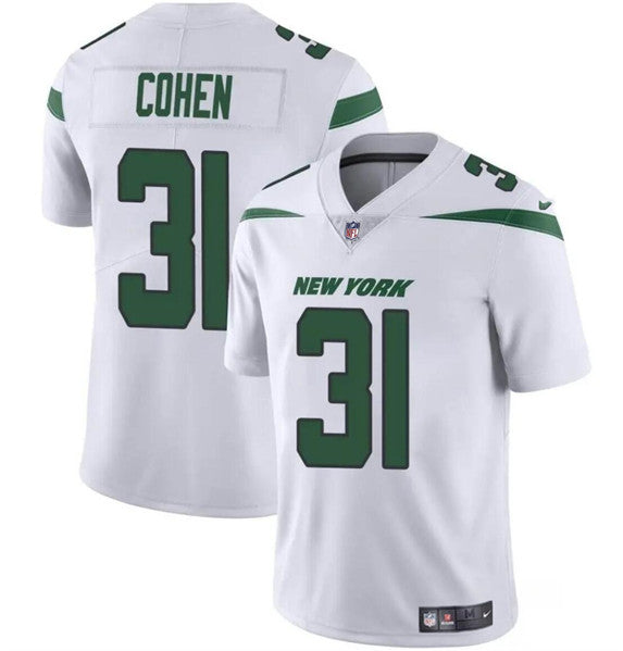 Tarik Cohen New York Jets white Vapor jersey