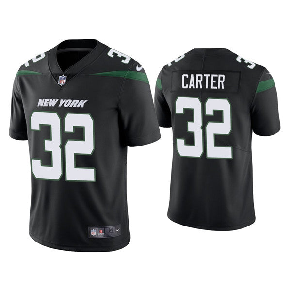 Michael Carter New York Jets white Vapor jersey