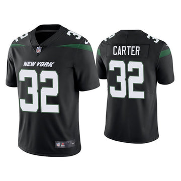 Michael Carter New York Jets white Vapor jersey