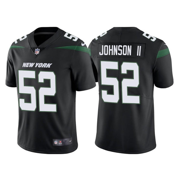 Jermaine Johnson II New York Jets black Vapor jersey