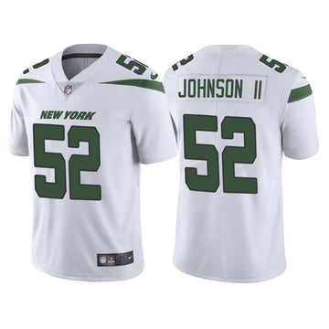 Jermaine Johnson II New York Jets white Vapor jersey