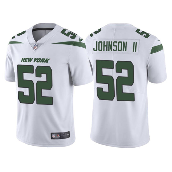 Jermaine Johnson II New York Jets white Vapor jersey