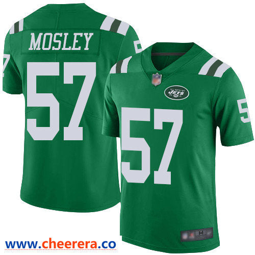 CJ Mosley New York Jets green Color Rush jersey