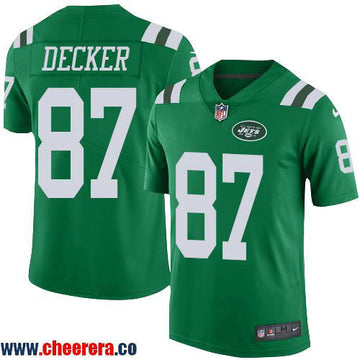 Eric Decker New York Jets green Color Rush jersey