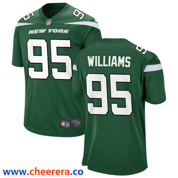 Quinnen Williams New York Jets green Vapor jersey