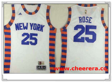 Derrick Rose New New York Knicks white jersey