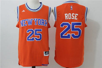 Derrick Rose New York Knicks orange jersey