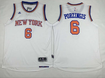 Kristaps Porzingis Revolution New York Knicks white jersey