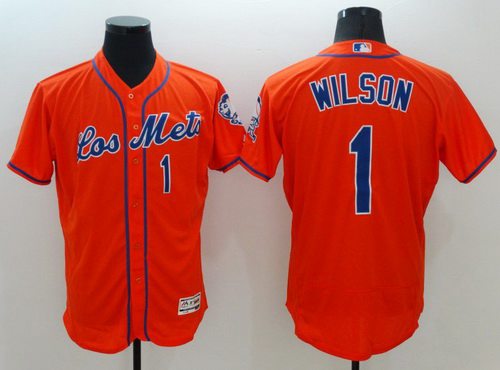Mookie Wilson Los New York Mets orange jersey