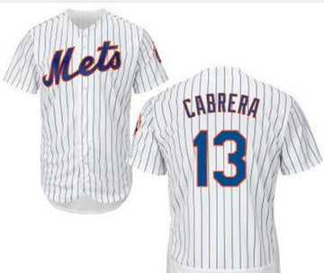 NY Asdrubal Cabrera New York Mets white Home jersey