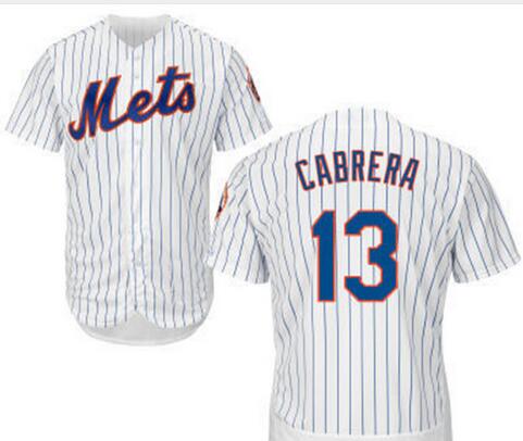 NY Asdrubal Cabrera New York Mets white Home jersey