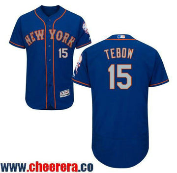 Tim Tebow New York Mets blue jersey
