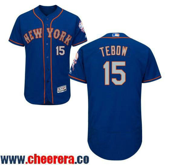 Tim Tebow New York Mets blue jersey