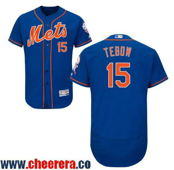 Tim Tebow New York Mets blue jersey