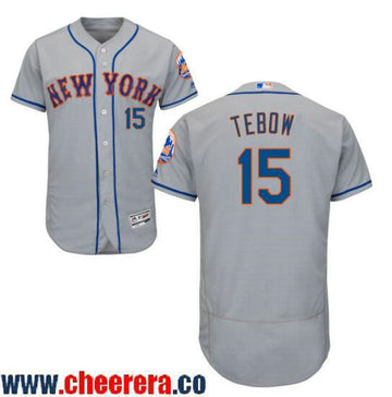 Tim Tebow New York Mets gray Road jersey