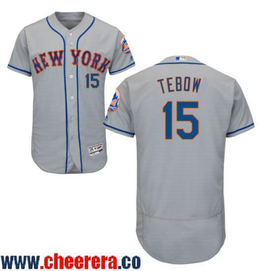 Tim Tebow New York Mets gray Road jersey