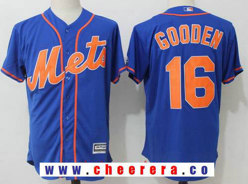 Dwight Gooden New York Mets royal jersey