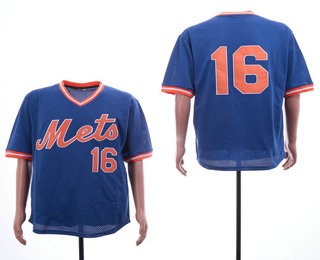 Dwight Gooden New York Mets royal Throwback jersey