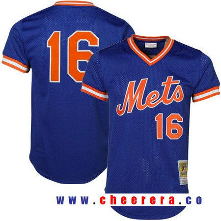 Dwight Gooden New York Mets royal Throwback jersey