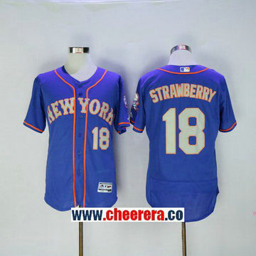 Darryl Strawberry New York Mets blue jersey