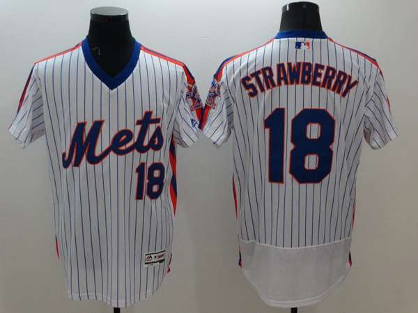 Darryl Strawberry New York Mets white jersey