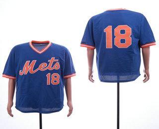 Darryl Strawberry New York Mets royal Throwback jersey