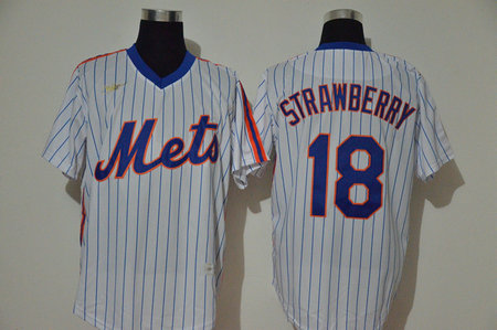 Darryl Strawberry New York Mets white jersey