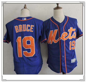 Jay Bruce New York Mets blue jersey
