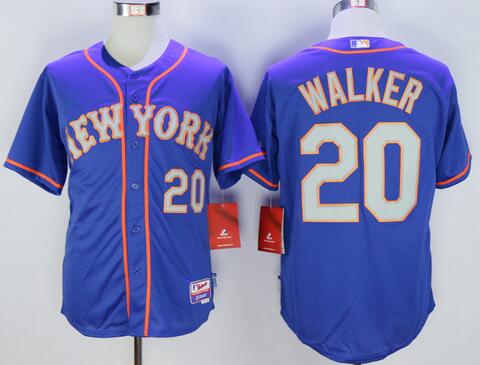 Neil Walker New York Mets blue jersey