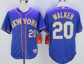 Neil Walker New York Mets blue jersey
