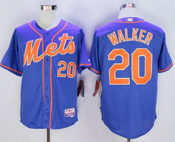 Neil Walker New York Mets blue jersey