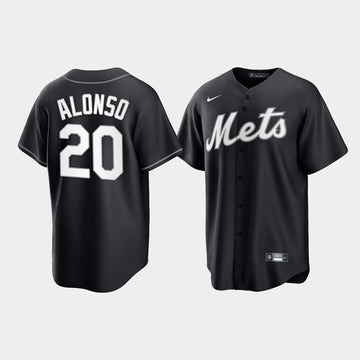 Pete Alonso New York Mets black jersey