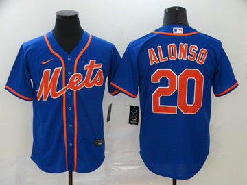 Pete Alonso New York Mets royal jersey
