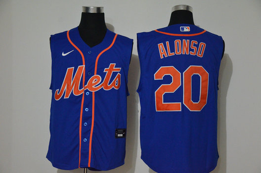 Pete Alonso New York Mets royal jersey
