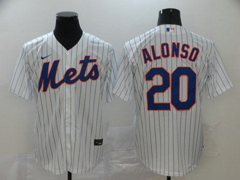 Pete Alonso New York Mets white jersey