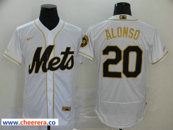Pete Alonso New York Mets white jersey