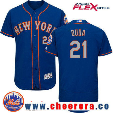 Lucas Duda New York Mets royal jersey